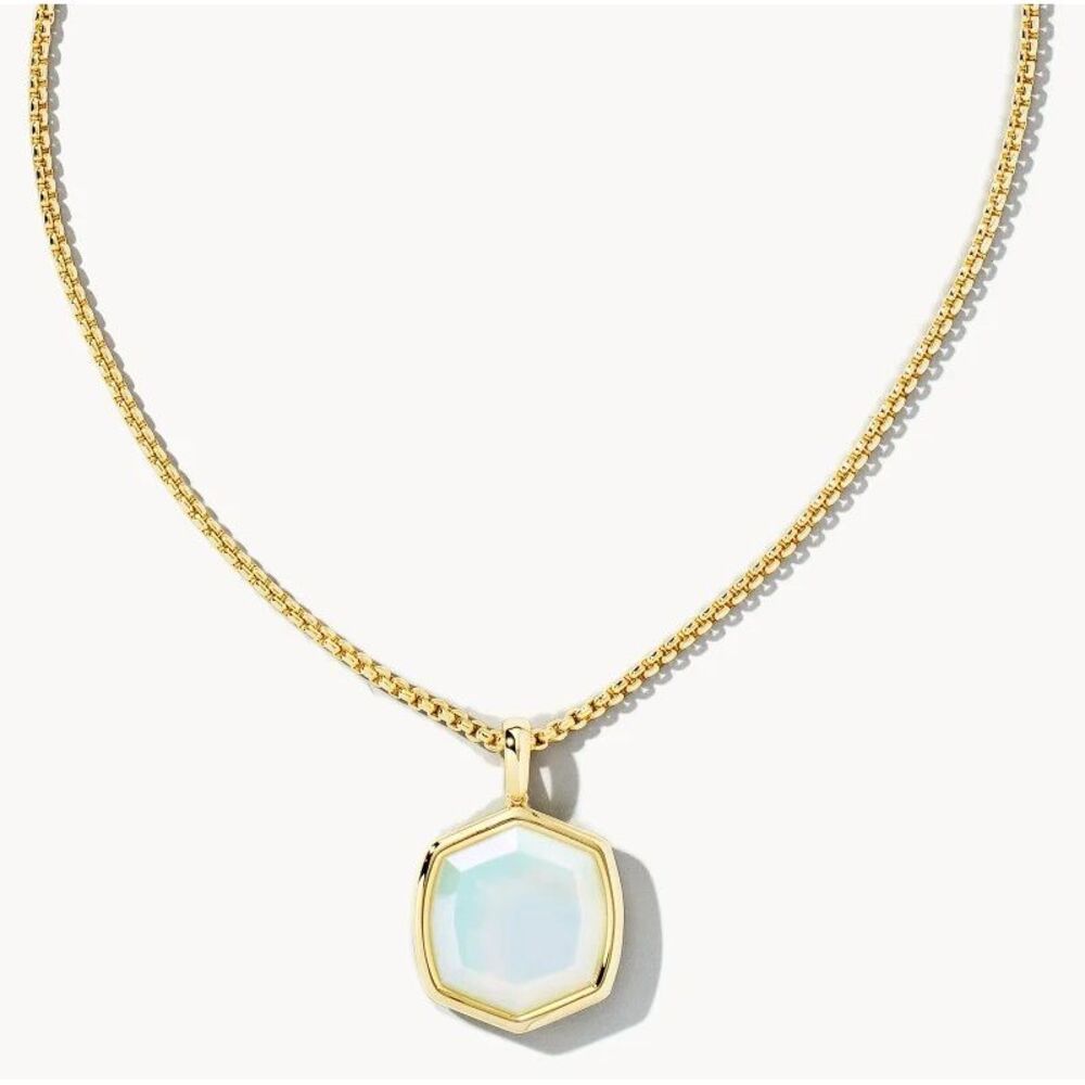 Kendra Scott Davis Gold Long Pendant Necklace